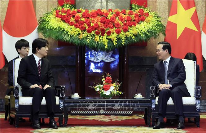 State President hosts Japanese Crown Prince, Crown Princess
